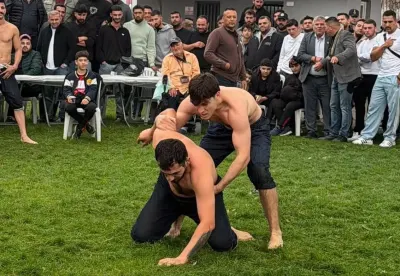AYDIN KÖŞK'TE KARAKUCAK GÜREŞ ŞÖLENİ COŞKUYLA KUTLANDI