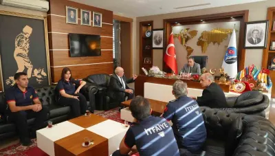 Kars Belediyesi'nde İtfaiye Haftası Kabulü: Başkan Senger'den Teşekkür
