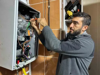 Van'da Soğuk Havalarla Birlikte Kombi Ustalarının Kış Mesaisi Başladı