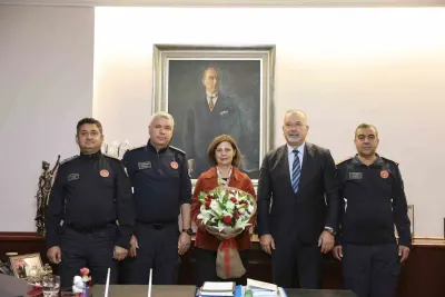 Eskişehir İtfaiyesinden Başkan Ünlüceye Ziyaret