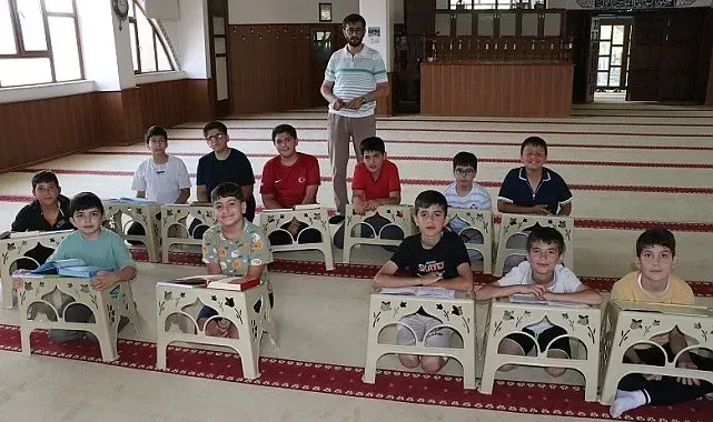 Erzincan'da yaz Kur'an kursları başladı, camiler çocuk sesleriyle şenlendi