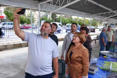 Didim'de Yerel Üreticiler İçin Zeytin Pazarı Kapılarını Açtı