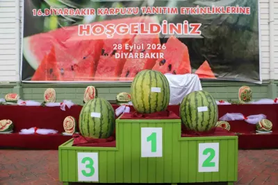 Diyarbakır Karpuz Festivali'nde En Ağır Karpuz Sahne Aldı
