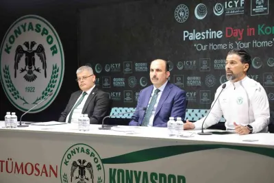 Konyaspor ve Filistin Milli Takımı Dayanışma Maçına Hazırlanıyor