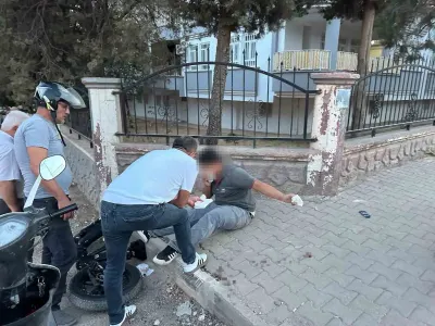 Adıyaman'da Elektrikli Bisiklet Duvara Çarptı: 1 Çocuk Yaralandı