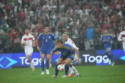 A Milli Futbol Takımı, UEFA Uluslar Ligi'nde İtalya Karşısında İlk Yarıyı 3-0 Yenik Kapattı