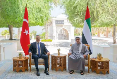 Bakan Fidan Abu Dabi'de Şeyh Mansur bin Zayed Al Nahyan ile Görüştü