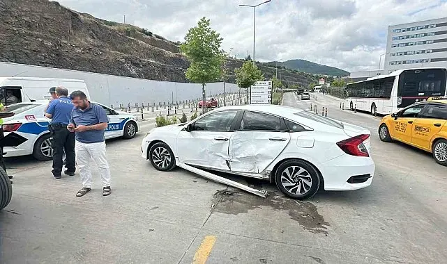 Samsun Şehir Hastanesi yerleşkesinde kaza: 1 yaralı