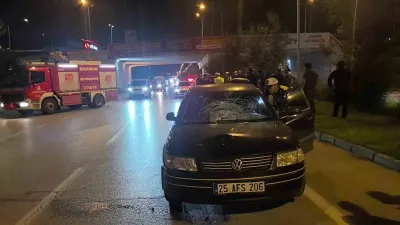 Erzurum'da Otomobilin Çarptığı Irak Uyruklu Genç Kız Ağır Yaralandı