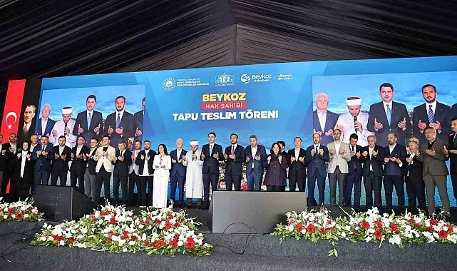 Beykoz'da tarihi gün: 1071 hak sahibi tapusuna kavuştu