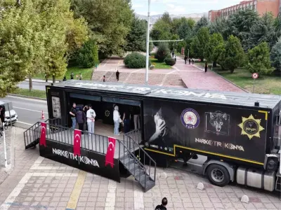 İnönü Üniversitesinde Narko Tır ile Uyuşturucuya Karşı Bilinçlendirme Eğitimi