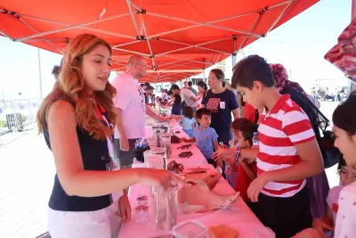 Nevşehir'de Çocuklar Doğa ve Bilim Buluşmasında Korkularını Yeniyor