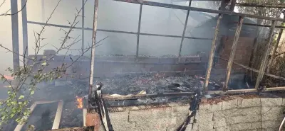 Bilecik'te Elektrik Kıvılcımı Bahçeyi ve Depoyu Kül Etti