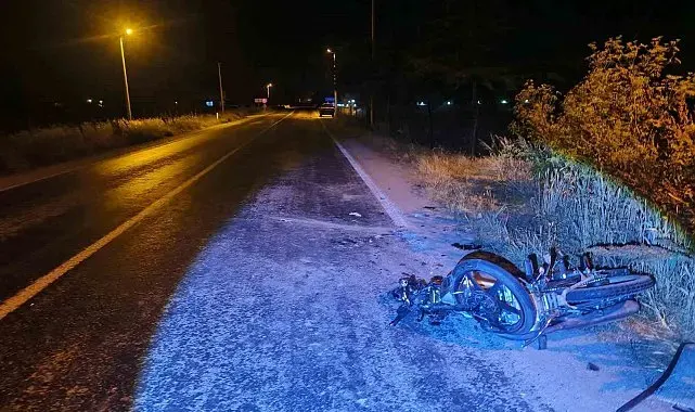 Motoaijlet sürücüsü kazada hayatını kaybetti