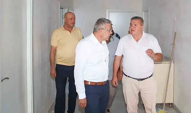 Ilıdağ Mahallesi'ndeki yeni sağlık ocağı hizmet binasında inceleme