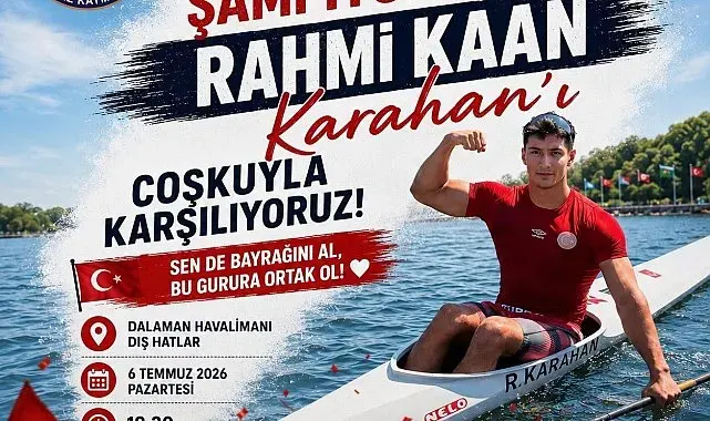 Köyceğizli Kanoda Dünya Şampiyonu Karahan, törenle karşılanacak