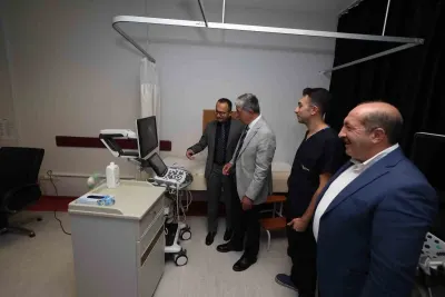 Dilovası Devlet Hastanesine Belediye Eliyle Renkli Ultrason Cihazı Desteği