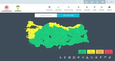 Karadeniz Bölgesi İçin Meteorolojiden Sarı Kodlu Yağış Uyarısı