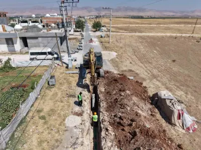 Mardin'de Altyapı Hamlesi: 4 Bin 500 Metrelik Kanalizasyon Çalışması Sürüyor
