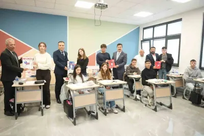 Yenişehir'de üniversite adaylarına 3 bin adet eğitim kaynağı desteği