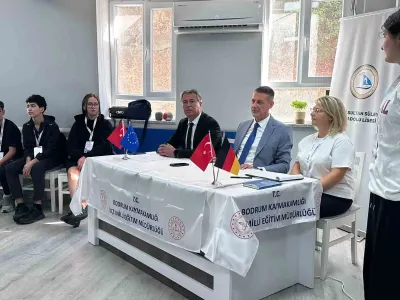 Bodrum'da Erasmus Projesi Kapsamında Alman Öğrenciler Akranlarıyla Buluştu