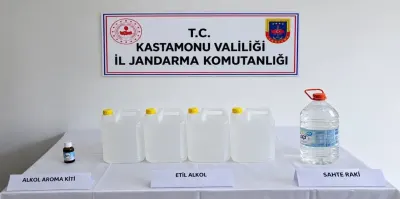 Kastamonu'da Kaçakçılık Operasyonu: Sahte İçecek ve Alkol Ele Geçirildi