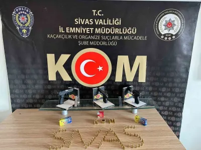 SİVAS MERKEZLİ DÖRT İLDE KAÇAK SİLAH OPERASYONU: İKİ TUTUKLAMA