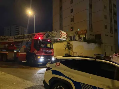 Kayseri'de Yüksek Katlı Binada Elektrik Kaynaklı Duman Paniği