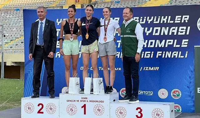 Eskişehirli atletler, İzmir'den kürsüyle döndü