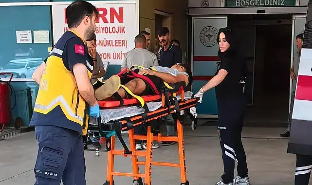 Otomobil ile çarpışan bisiklet sürücüsü hastaneye kaldırıldı