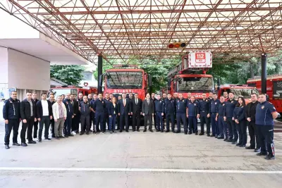 Manisa'da İtfaiye Haftası Ziyareti: 360 Yangının Yüzde 80'i Önlemlerle Söndürüldü