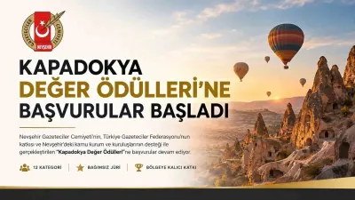 Kapadokya Değer Ödülleri İçin Başvuru Süreci Başladı