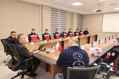 Tokat Gaziosmanpaşa Üniversitesinde İtfaiyecilik Haftası Ziyareti