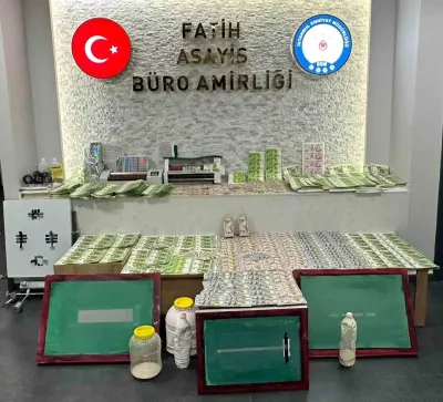 İSTANBUL'DA DEV SAHTE PARA OPERASYONU: MİLYONLARCA EURO VE DOLAR ELE GEÇİRİLDİ