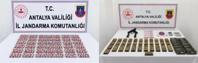 Antalya'da İki İlçede Uyuşturucu Operasyonu