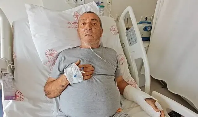 Tur otobüsünün sıkıştırdığını iddia ettiği motosiklet sürücüsü ağır yaralandı