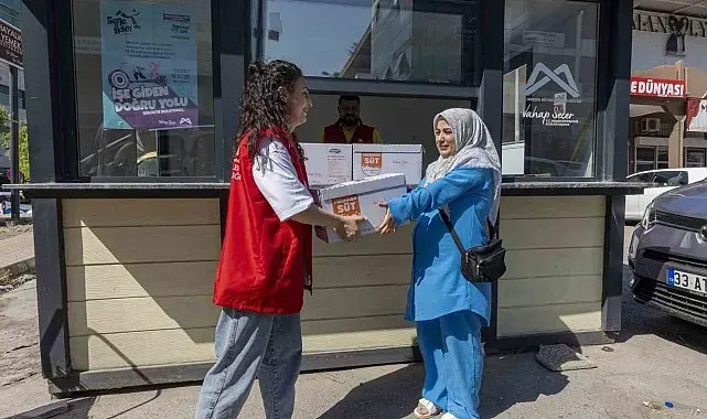 Mersin'de anne adaylarına hamilelik boyunca süt desteği