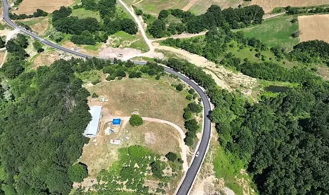 Ağır tonajlı araçlar için Akmeşe'de 2 bin 700 metrelik yeni güzergah