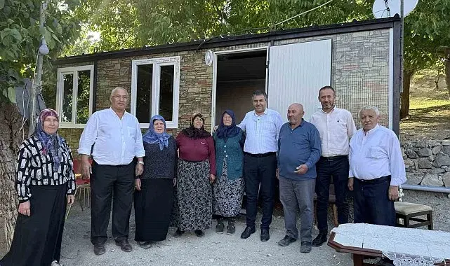 Gediz Belediyesi mağdur vatandaşların yanında