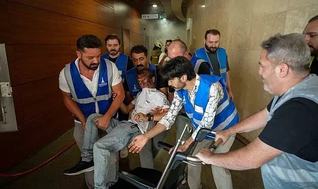 AASSM'de gerçeğini aratmayan tatbikat