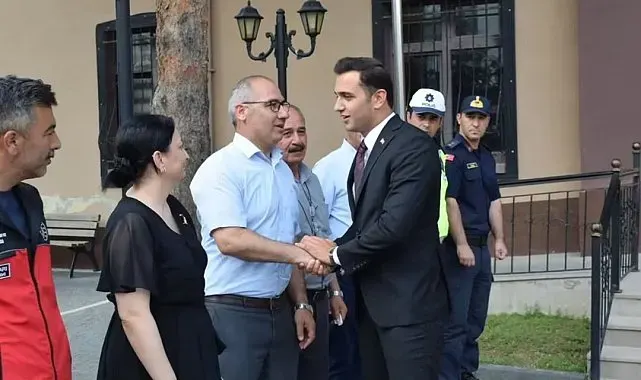 Kaymakam Demirci ilçeye veda etti