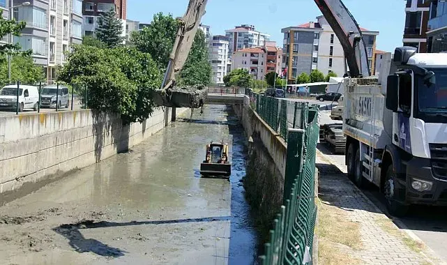 SASKİ'den dere yataklarına neşter