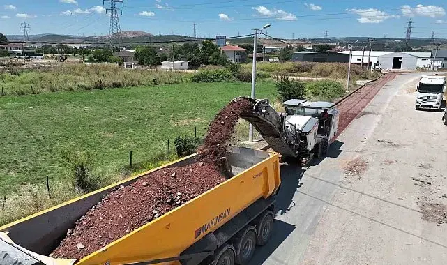 Uzunbey'in ana ulaşım güzergahı yenileniyor