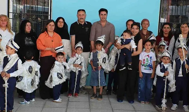 Sünnet olacak çocuklar gönüllerince eğlendi