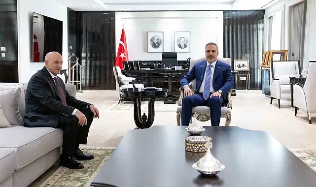 Bakan Fidan, Ankara İl Emniyet Müdürü Yüksek'i kabul etti