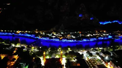 Amasya'nın tarihi dokusuna yeni aydınlatma sistemi