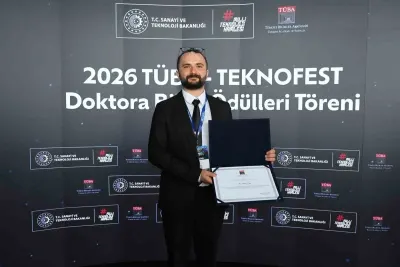 Düzce Üniversitesi akademisyenine TÜBA-TEKNOFEST'ten ödül