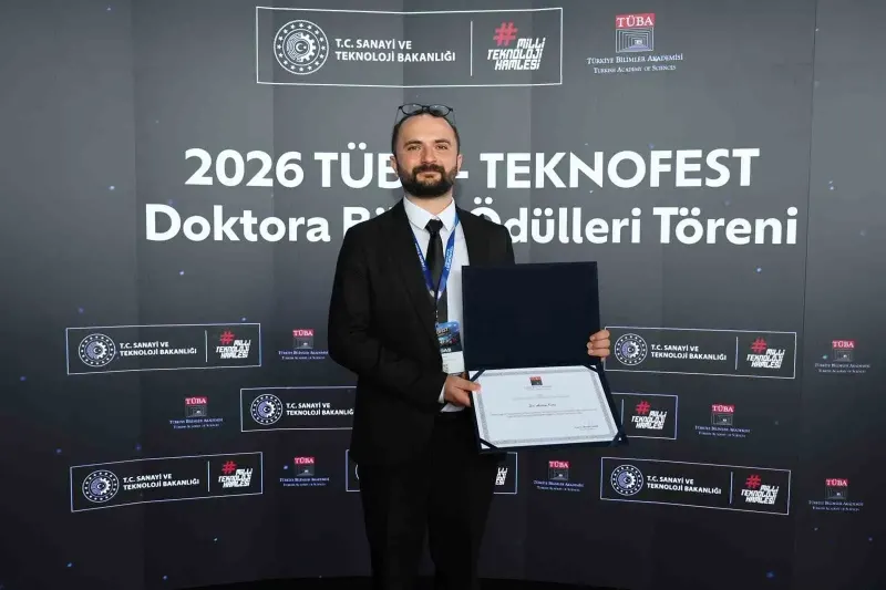 Düzce Üniversitesi akademisyenine TÜBA-TEKNOFEST'ten ödül