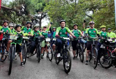Mersin'de Limon Çiçeği Bisiklet Festivali'ne 24 İlden 160 Sporcu Katıldı