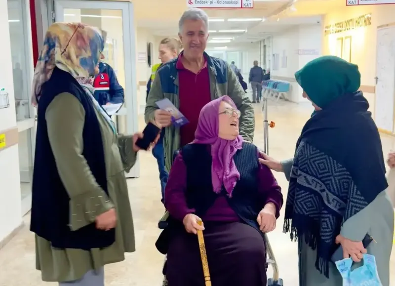 Bayburt Devlet Hastanesinde yaşlı sağlığı farkındalık etkinliği